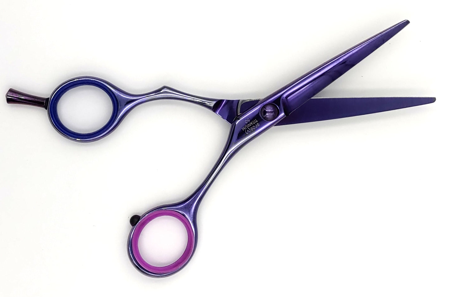 Hairdressing scissors WASHI #9F09(V) Hair-Scissors with Violet Titanium Color
