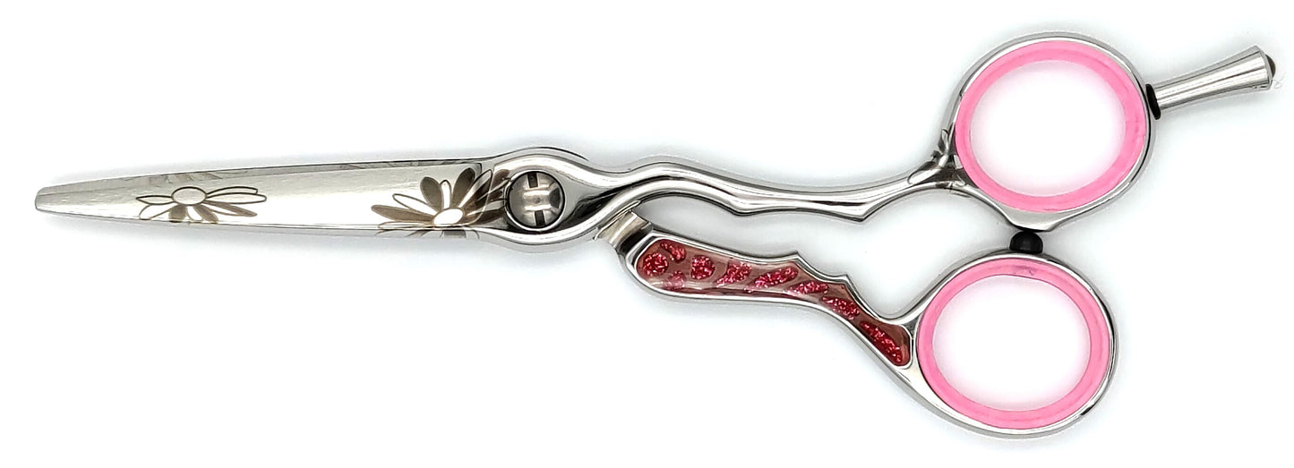 Hair Scissors  : GO(F)- flowers