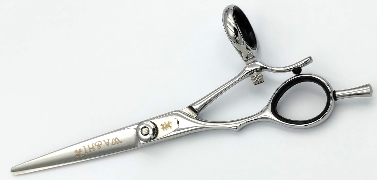 Left-handed Scissors with swivel ring : LINS