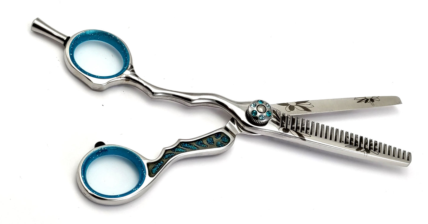 Matching Set Scissors : LGO(F)-set-blue decor
